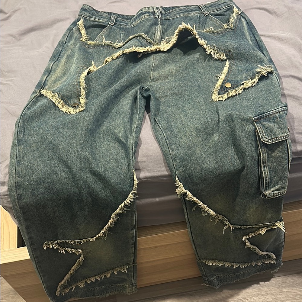 Aelfric Eden Star Distressed Jeans